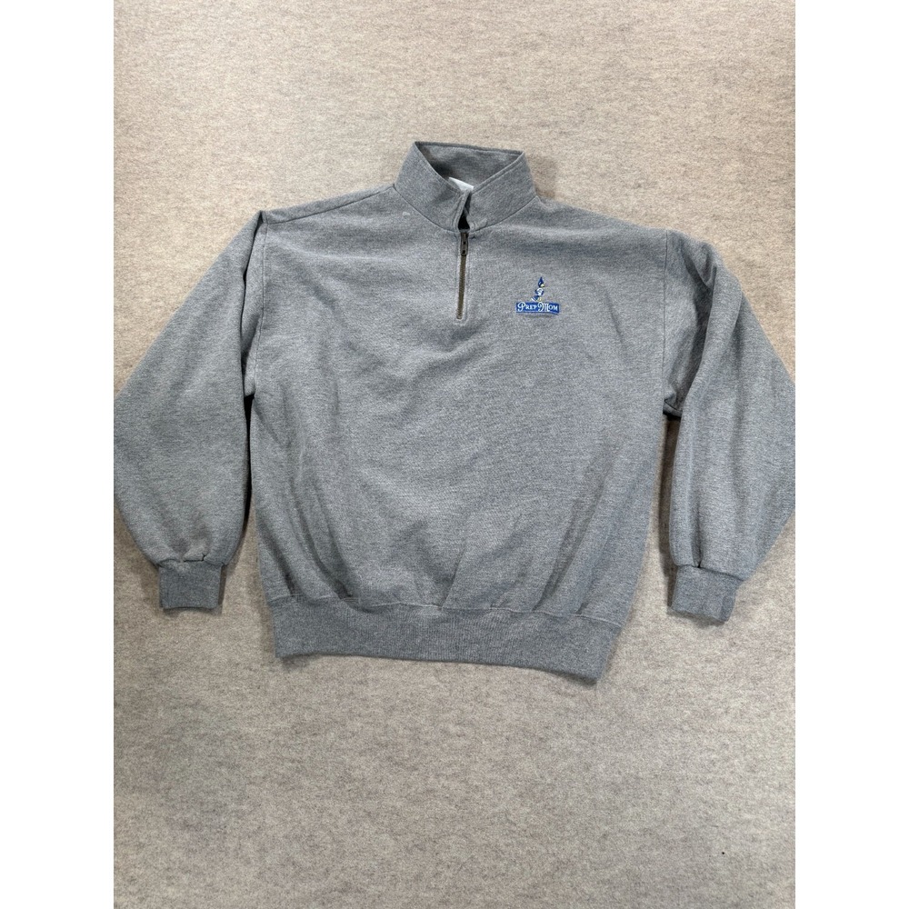 Creighton Bluejays Sweatshirt Mens Large Gray Jerzees Nublend Basketball NCAA